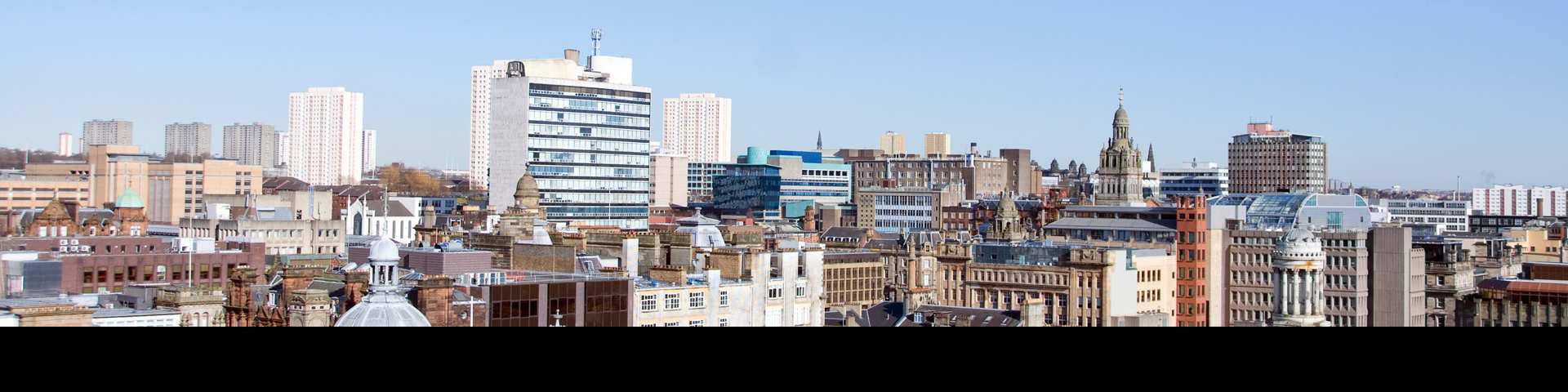 Glasgow rooftops