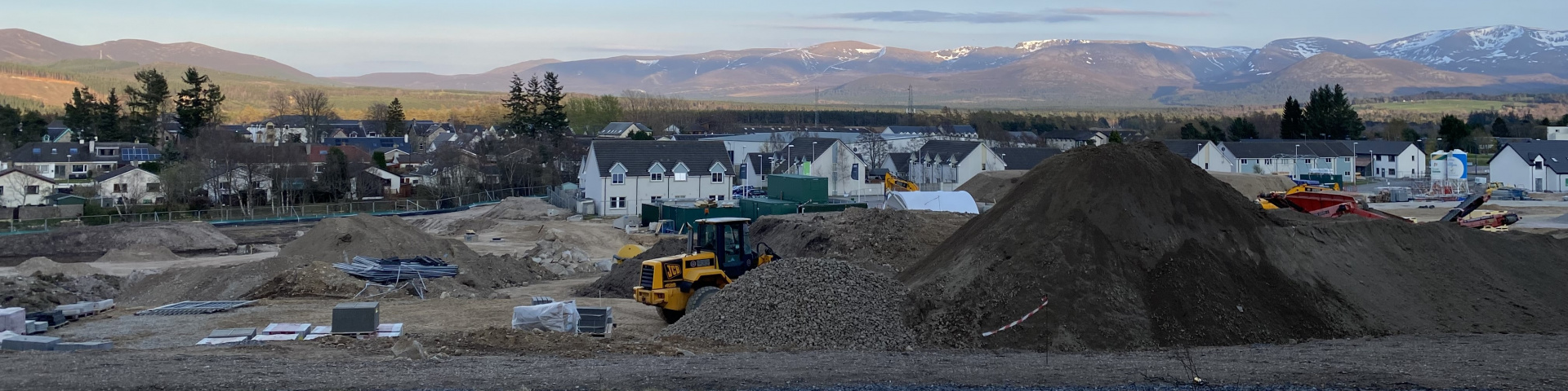 A new housing development being built. Image © Tom Manley.