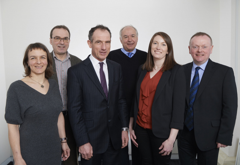 The Scottish Land Commissioners (left to right): Megan MacInnes, Prof David Adams, Andrew Thin (Chair), Dr Bob McIntosh (Tenant Farming Commissioner), Dr Sally Reynolds, and Lorne MacLeod.