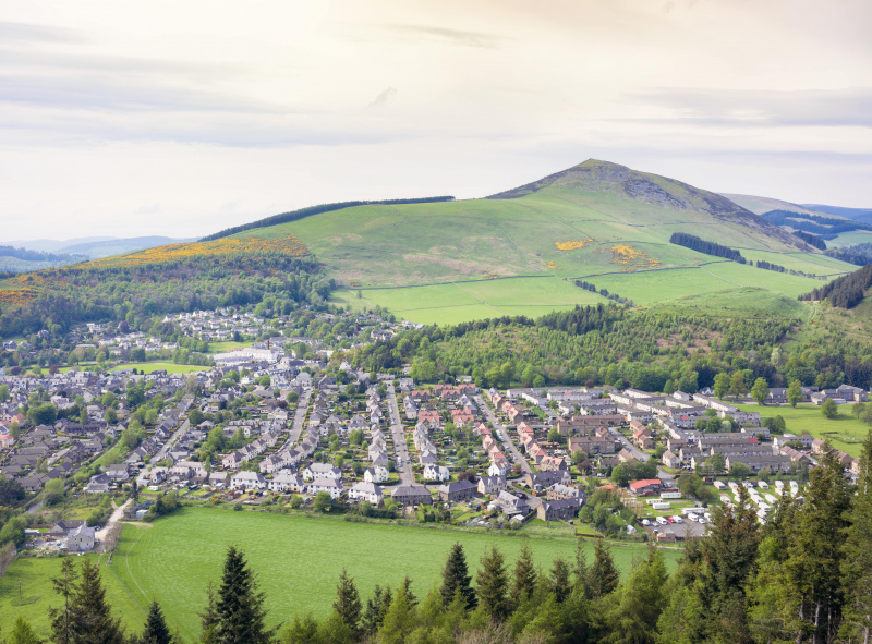 Mixed use landscape of urban and rural land in Scotland - iStock.com/georgeclerk