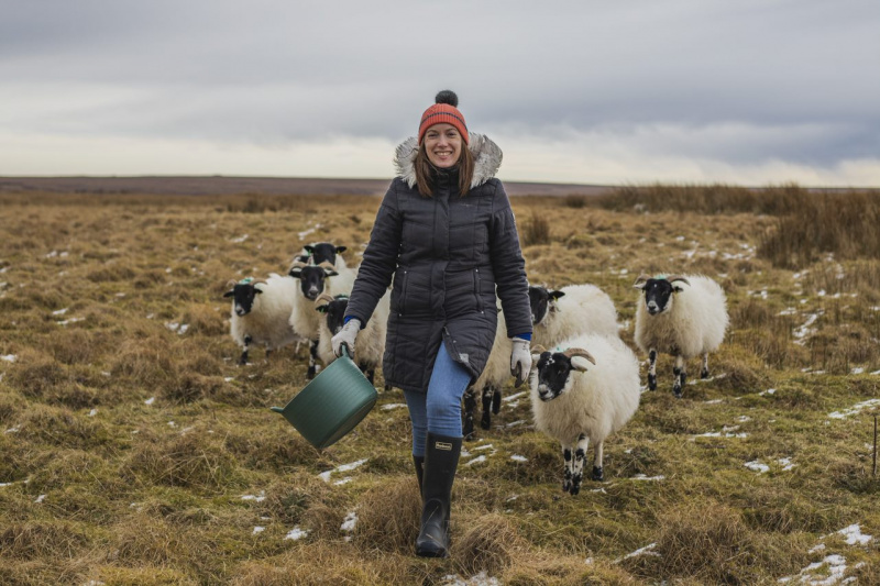 Scottish Land Commissioner Sally Reynolds on her croft on the Isle of Lewis
