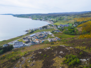 Aerial view of the Achtercairn development in Gairloch, Wester Ross (Credit - Communities Housing Trust)