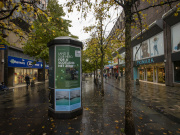 MyLand poster in place on Sauchiehall Street