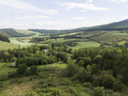 Aerial view of Beldorney Estate in Aberdeenshire. Courtesy Highlands Rewilding.