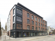 The Wyvern House housing and retail unit building in Inverness. Credit: Ewen Weatherspoon.